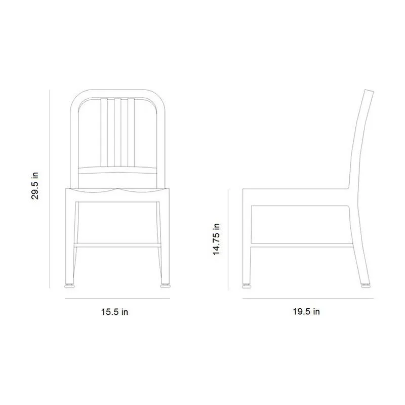 111 Navy Childs Chair