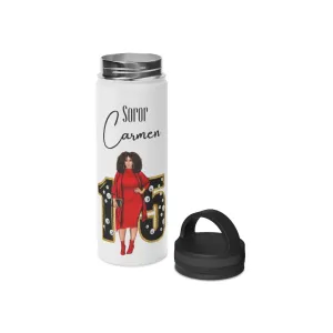 18oz. Stainless Steel Water Bottle, Handle Lid