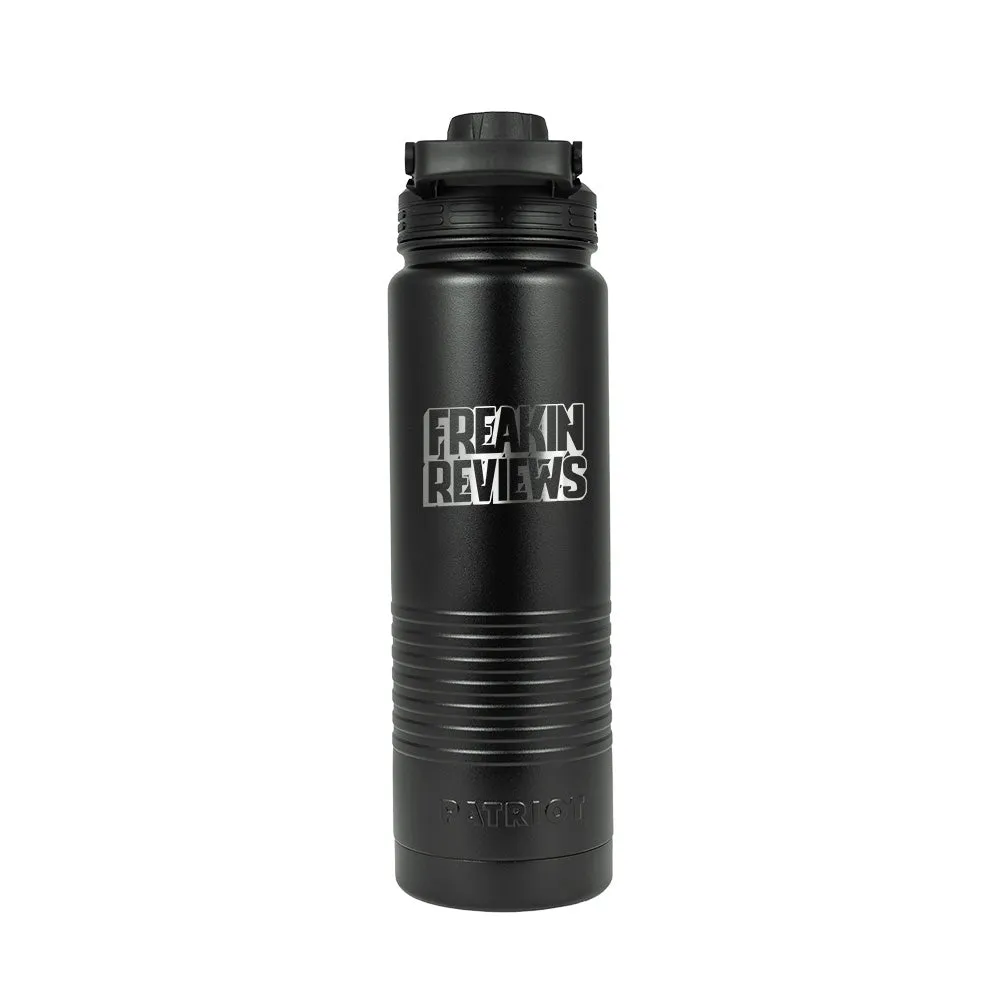 24oz Bottle | Freakin Reviews Logo (Laser Engraved)