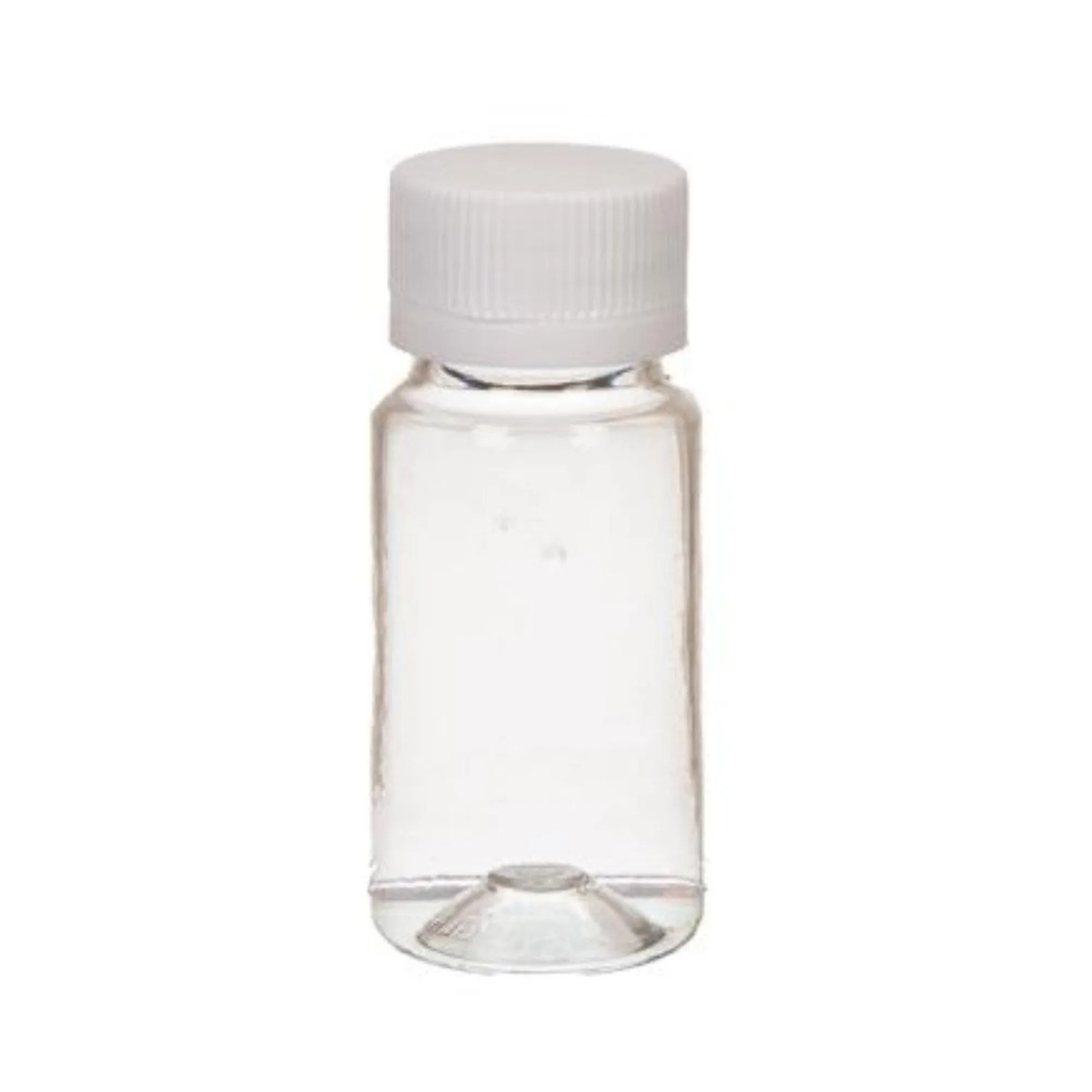 30ml PVC Plastic Bottle Round Clear 10pack
