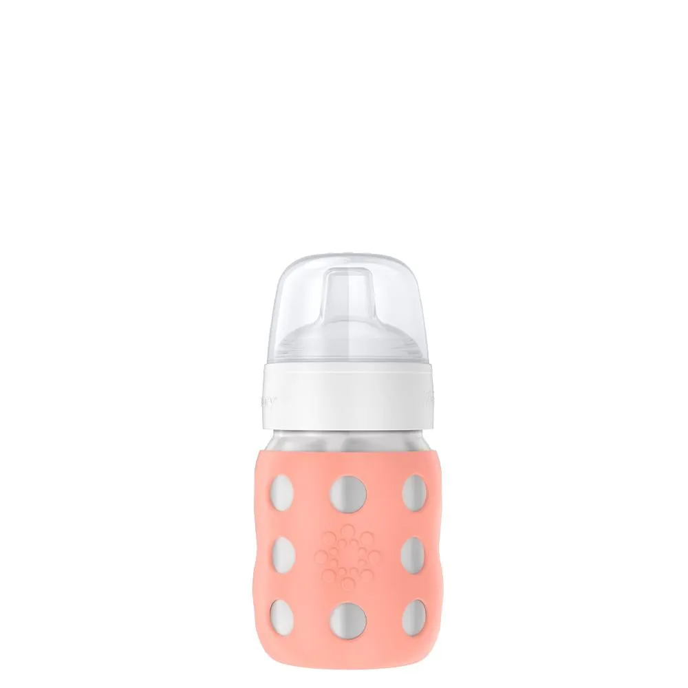 8oz Stainless Steel Baby Bottle Sippy Spout