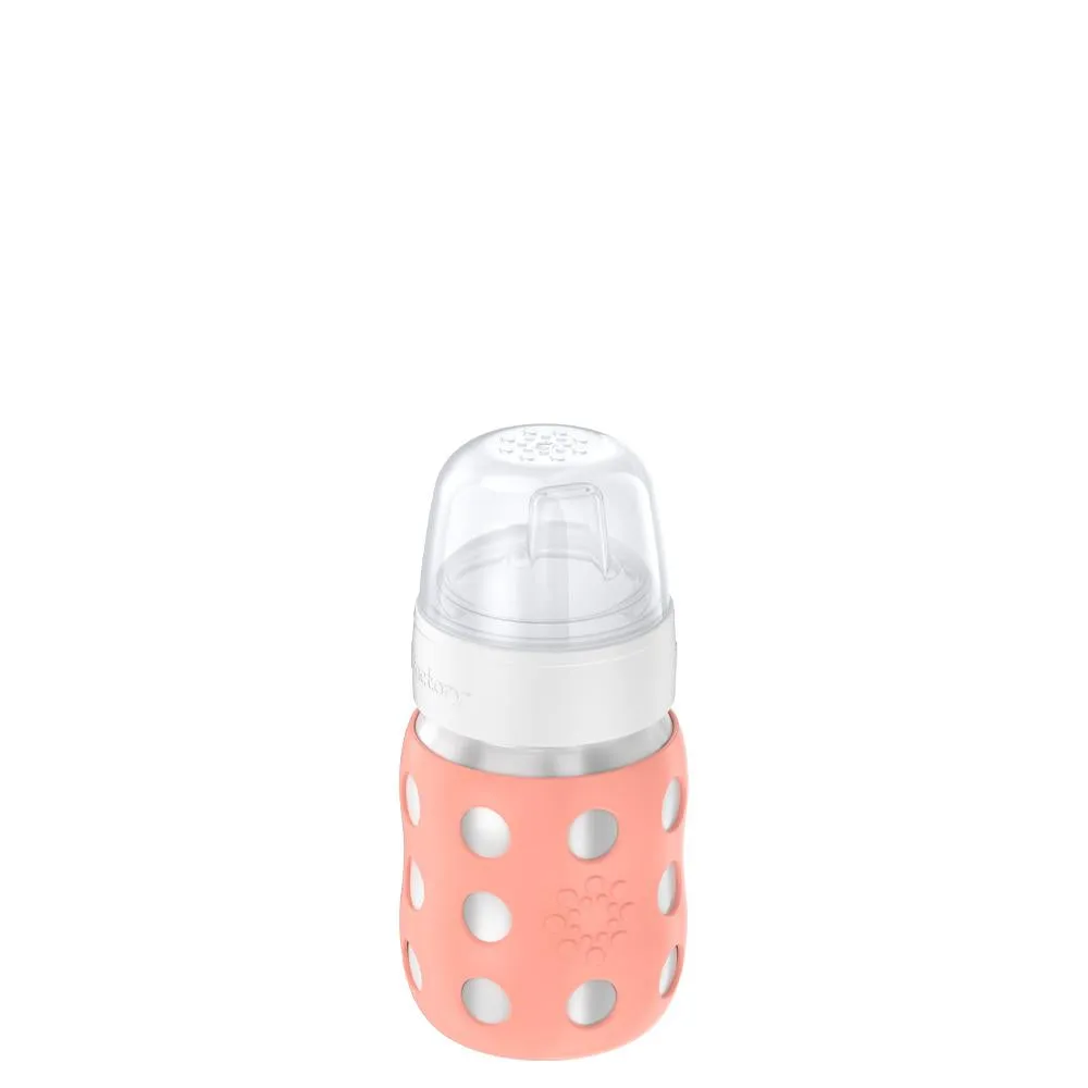 8oz Stainless Steel Baby Bottle Sippy Spout