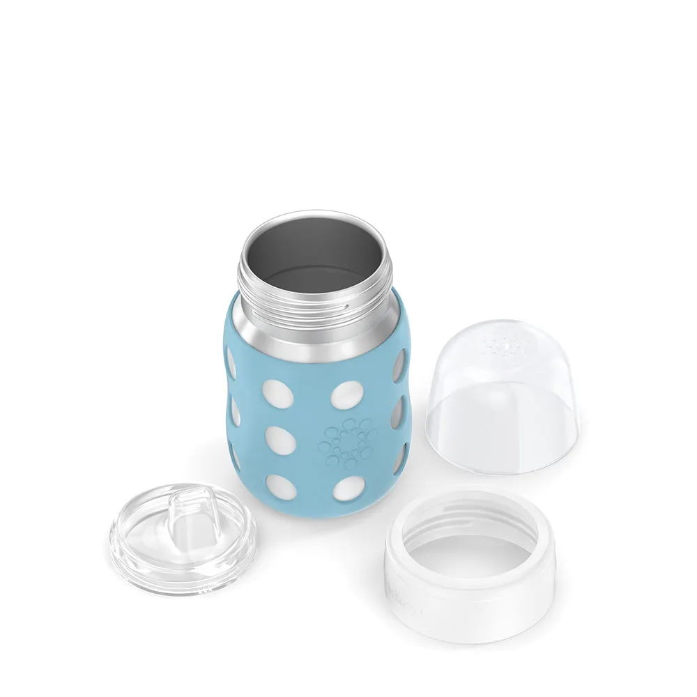 8oz Stainless Steel Baby Bottle Sippy Spout