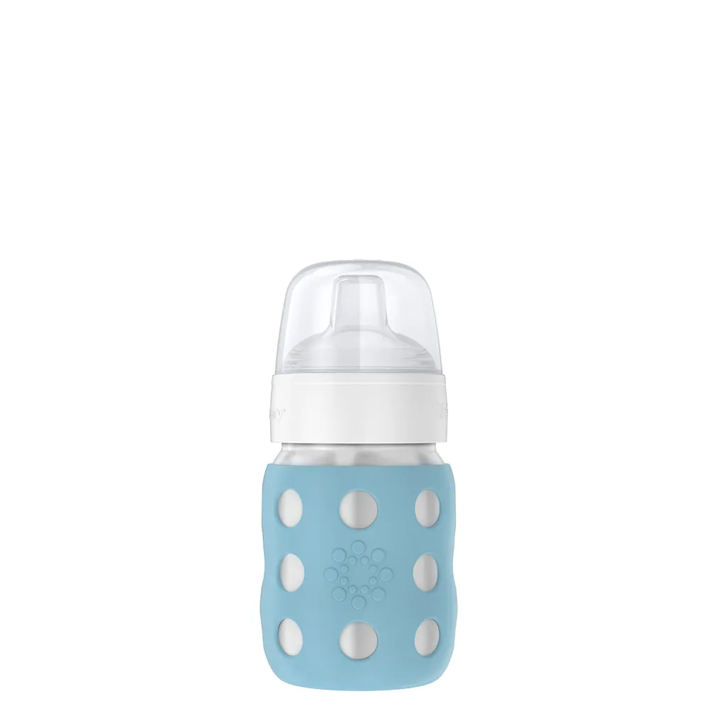 8oz Stainless Steel Baby Bottle Sippy Spout