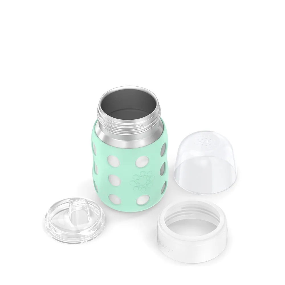 8oz Stainless Steel Baby Bottle Sippy Spout