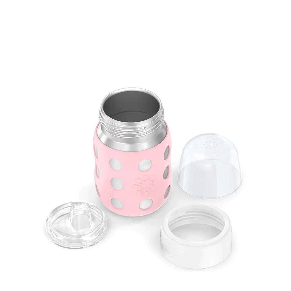 8oz Stainless Steel Baby Bottle Sippy Spout