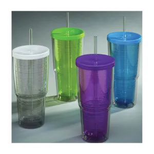 Arrow Plastic 00015 Travel Tumbler, 24 oz Capacity, Plastic, Insulated