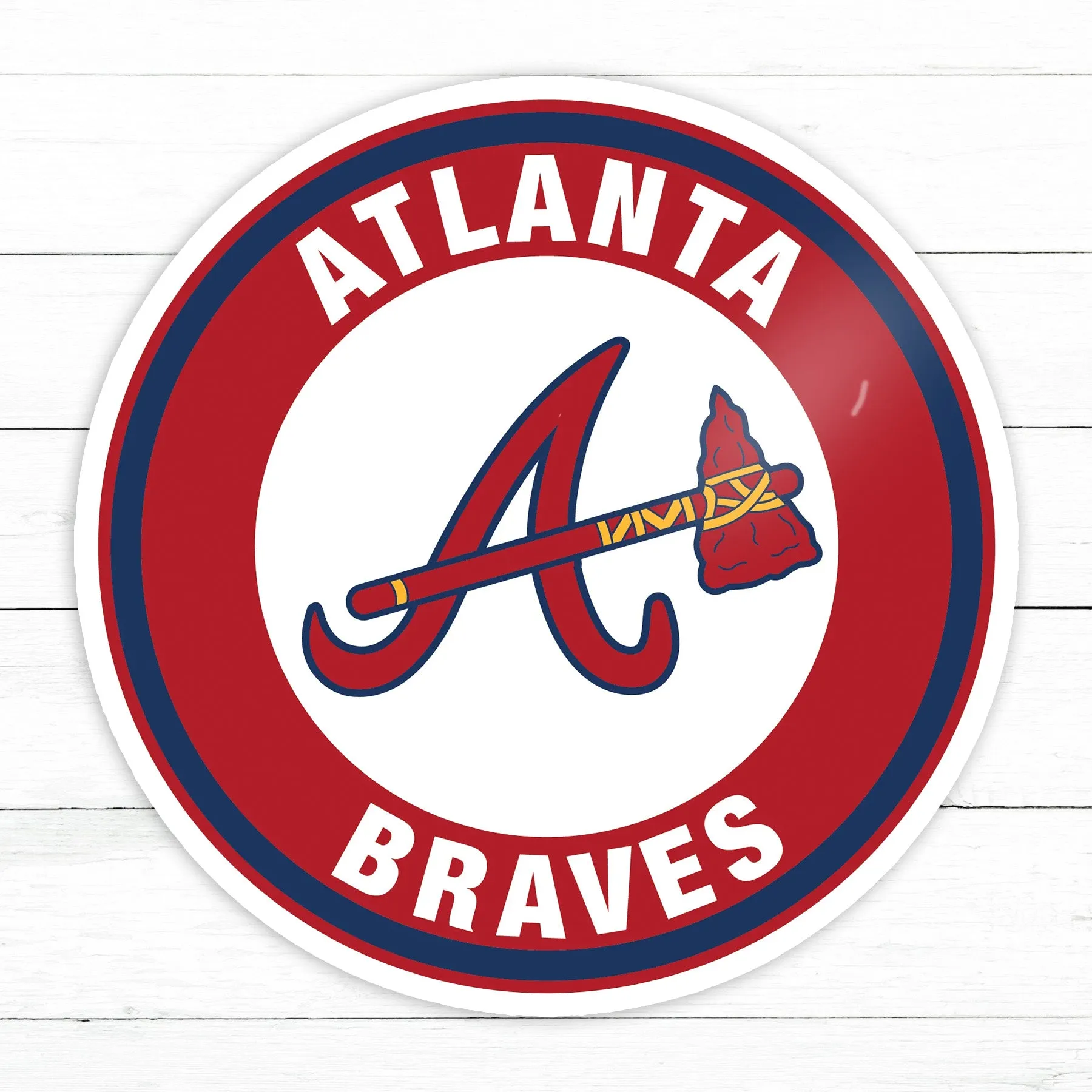 Atlanta Braves Sticker | Waterproof Vinyl Decal | 3in