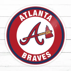 Atlanta Braves Sticker | Waterproof Vinyl Decal | 3in
