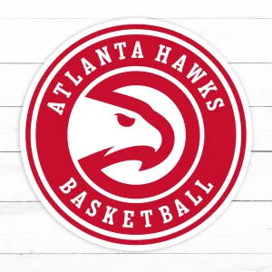 Atlanta Hawks Sticker | Waterproof Vinyl Decal | 3in