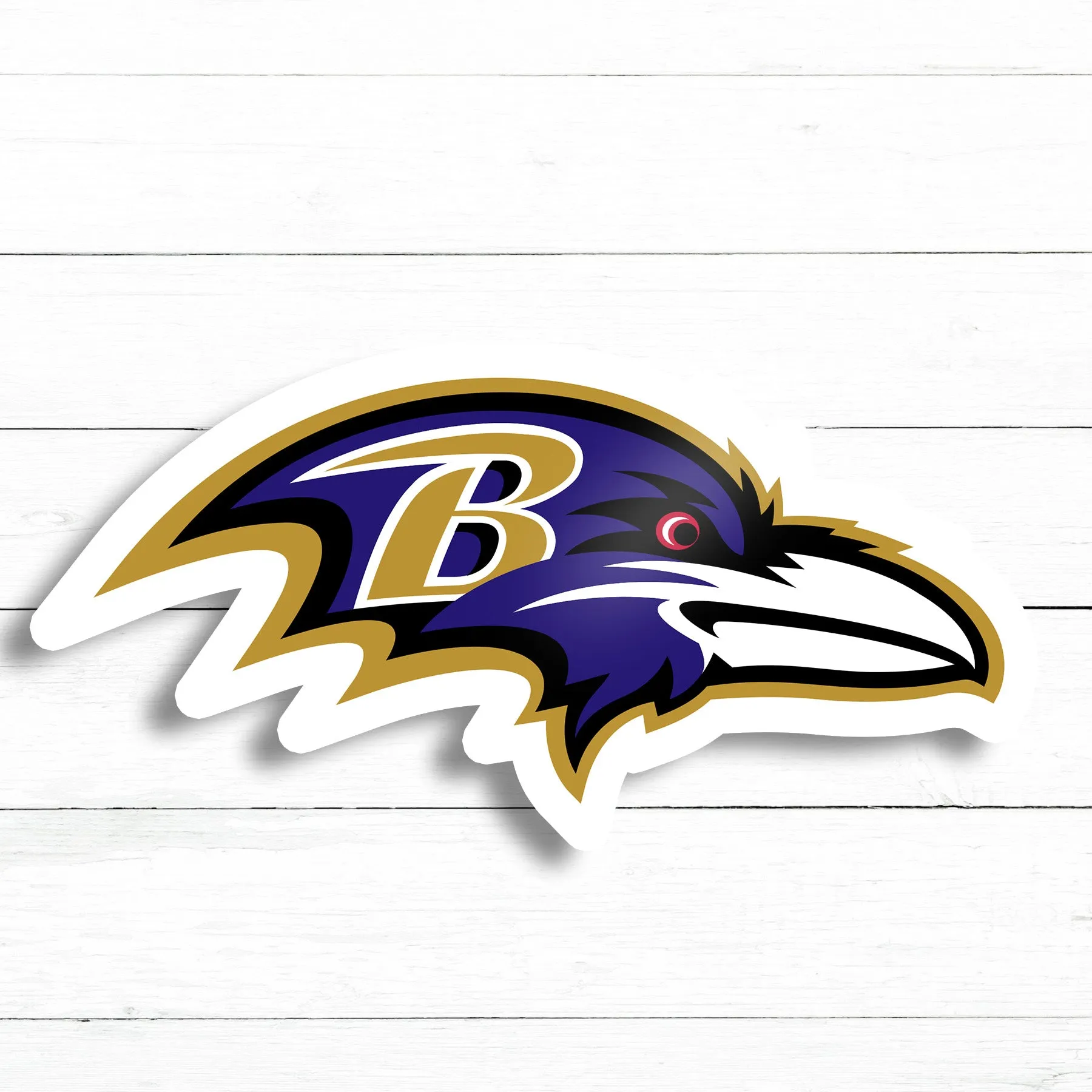 Baltimore Ravens Sticker | Waterproof Vinyl Decal | 3in