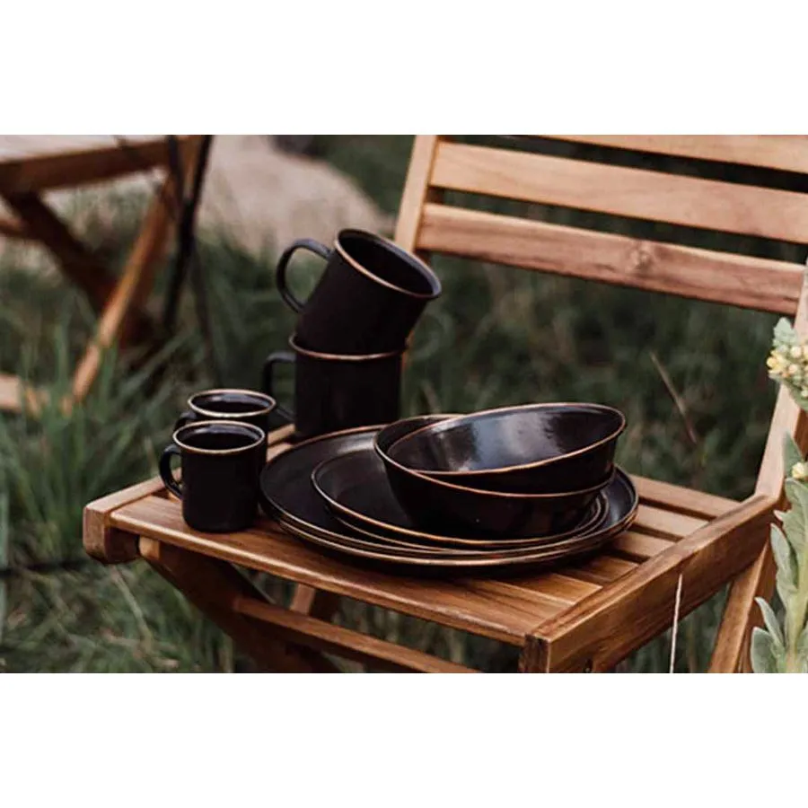 BAREBONES Enamel Espresso Cups 2PK