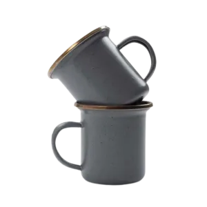 BAREBONES Enamel Espresso Cups 2PK