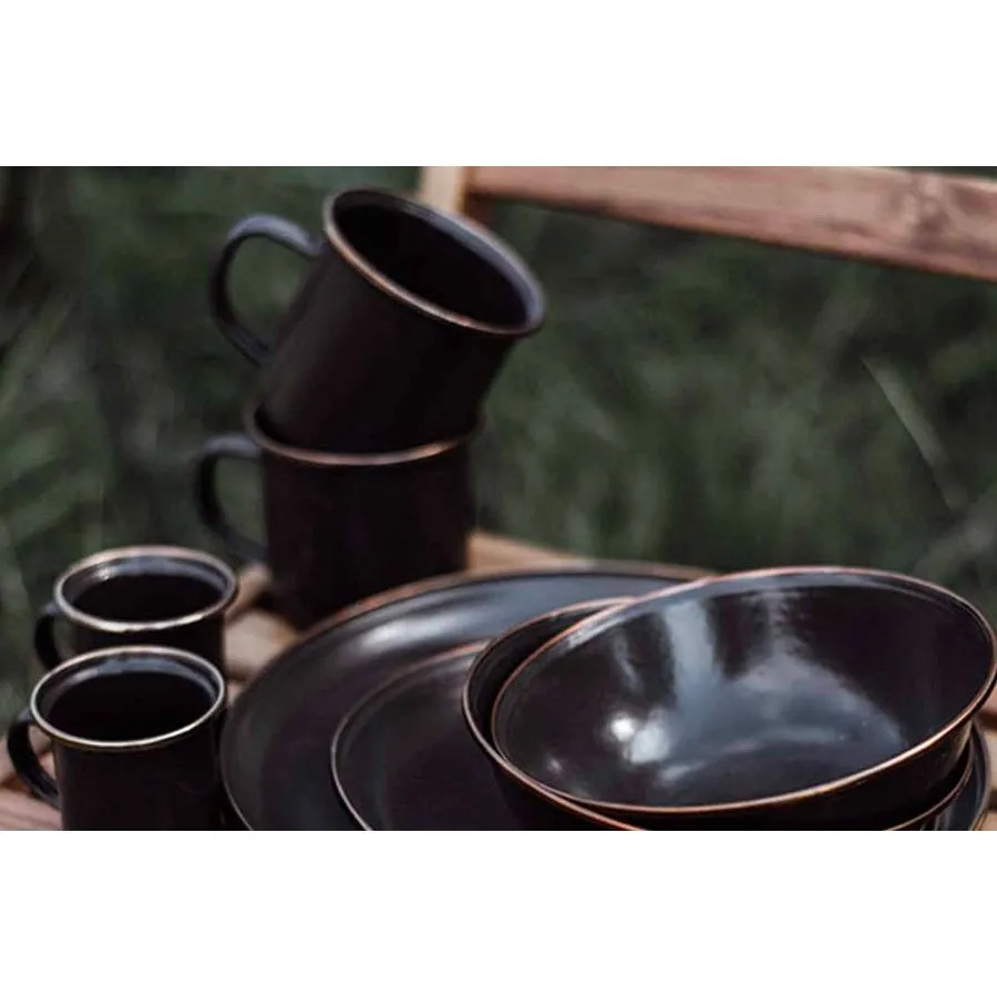 BAREBONES Enamel Espresso Cups 2PK