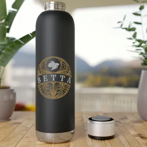 Betta Tattoo | Soundwave Copper Vacuum Audio Bottle 22oz