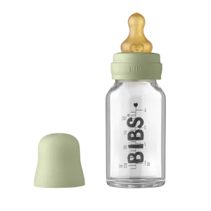 BIBS Baby Glass Bottle Complete Set 110ml | Sage