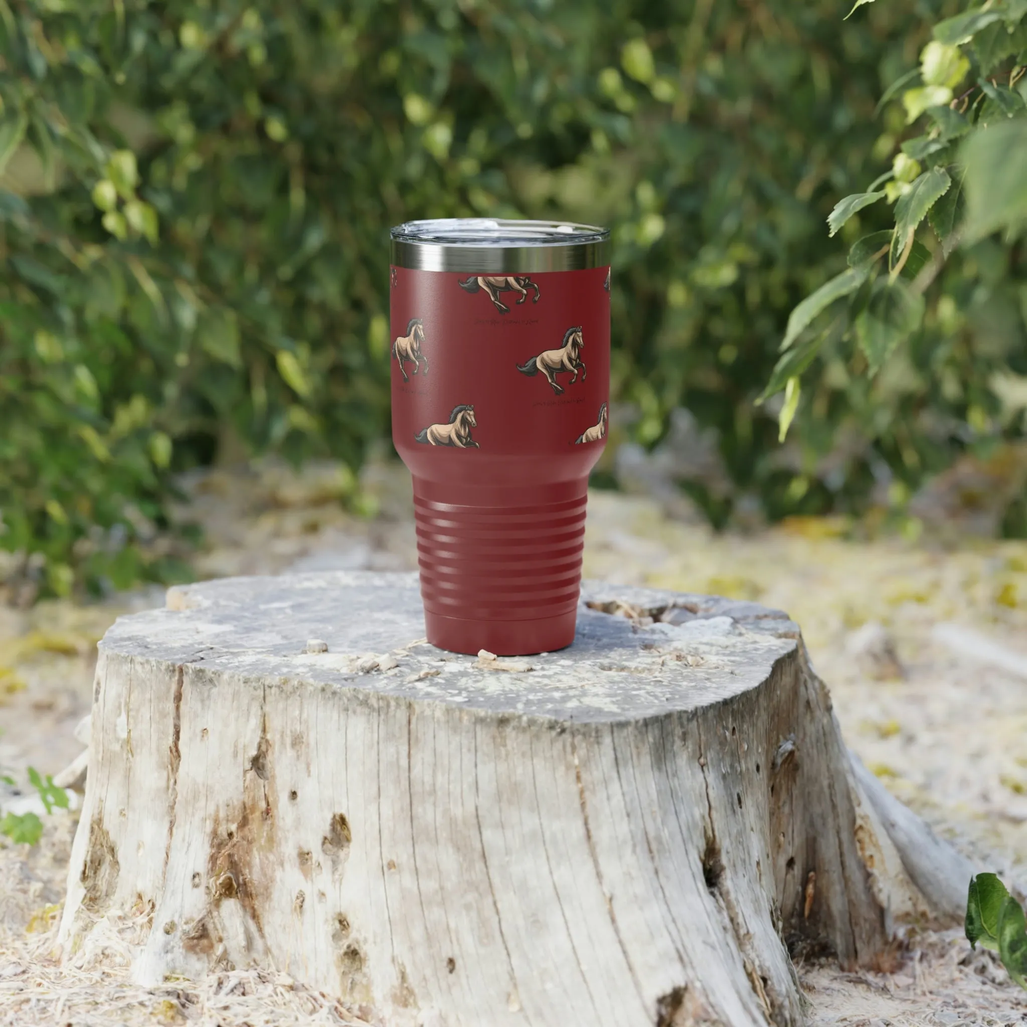 Born to Ride Horse POD Ringneck Tumbler, 30oz