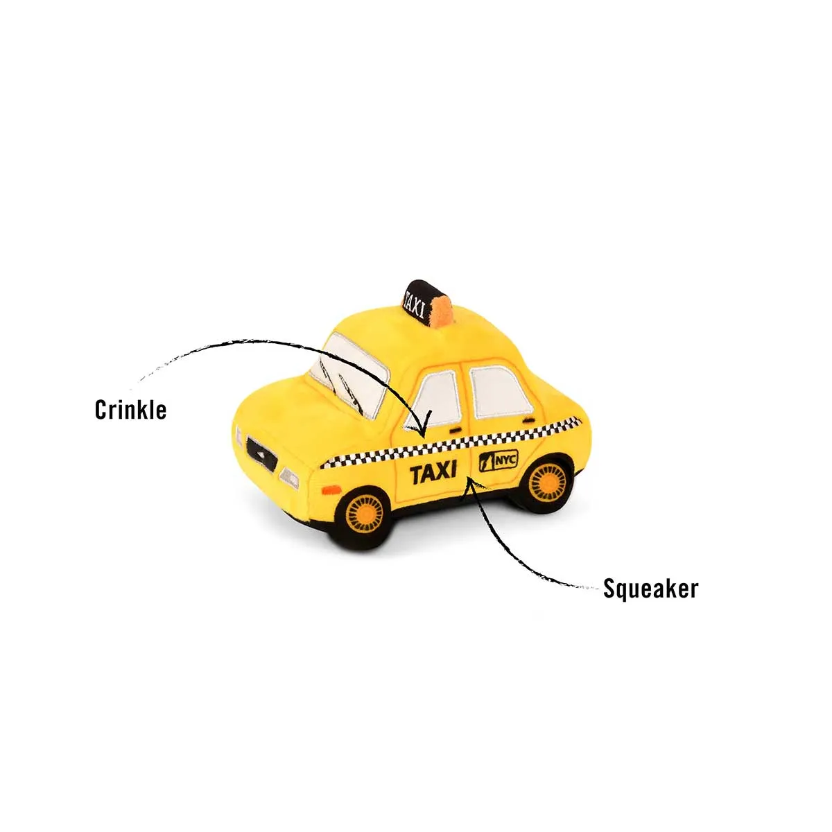 Canine Taxi Plush Dog Toy