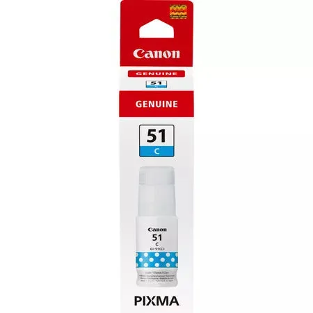 Canon GI-51C 135ml Ink Bottle - Cyan | SCAN2392