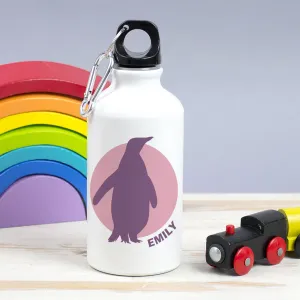 Children's Personalised Penguin Water Bottle