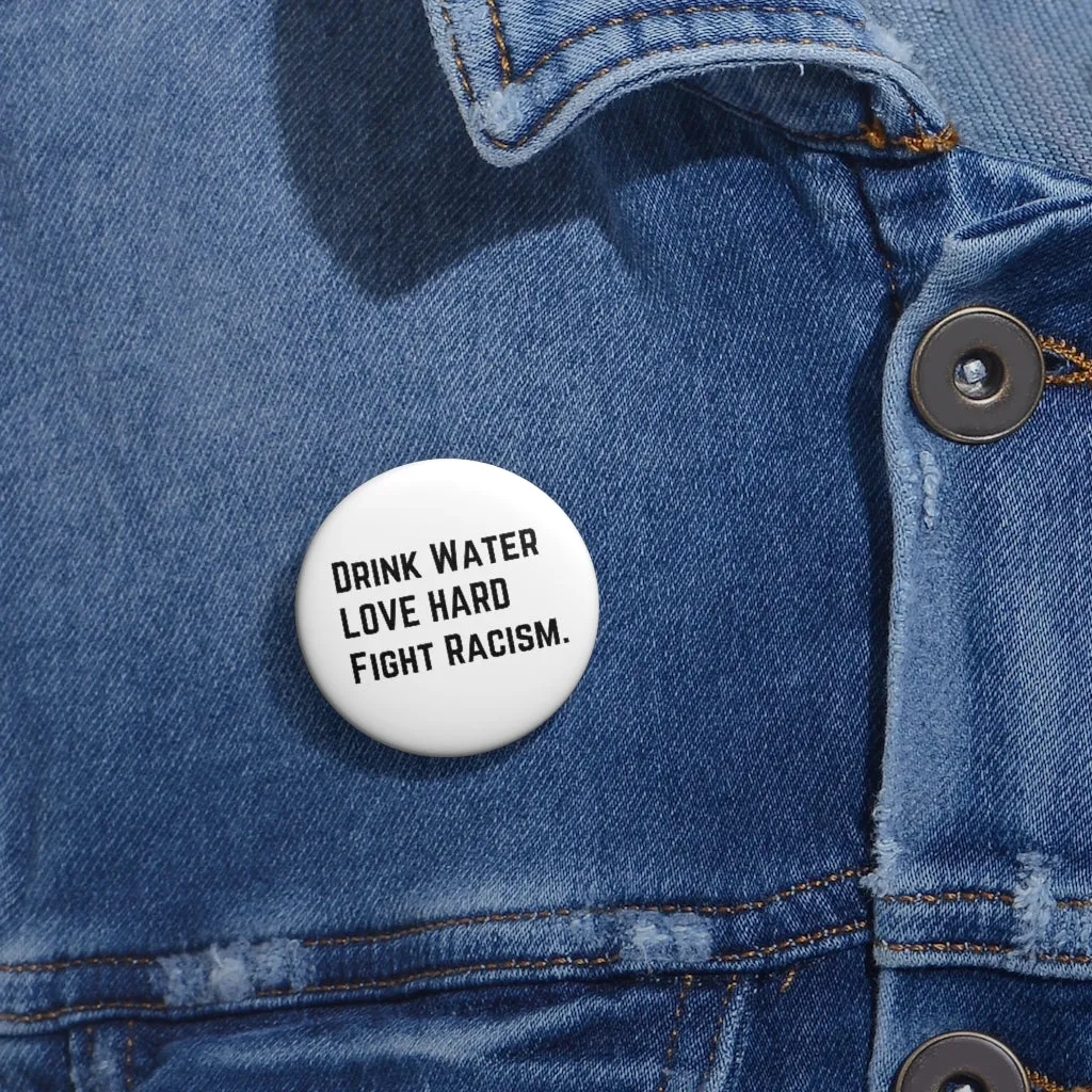 Drink Water Pin Buttons