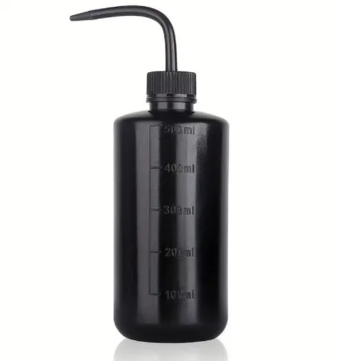 Economy Wash Bottles, CHOOSE 150ml, 250ml or 500ml   CAP COLORS. MANY COMBO'S