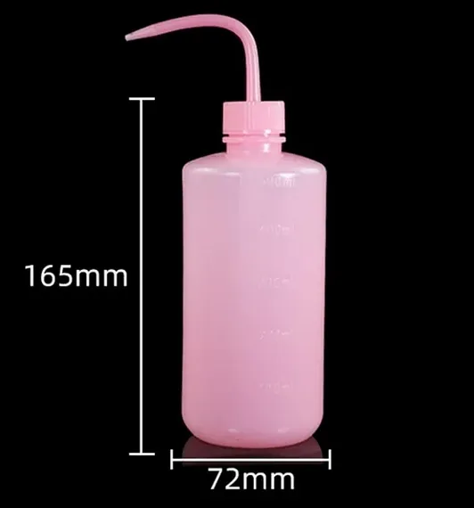 Economy Wash Bottles, CHOOSE 150ml, 250ml or 500ml   CAP COLORS. MANY COMBO'S