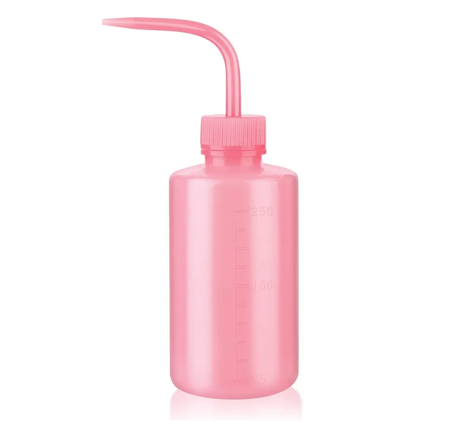 Economy Wash Bottles, CHOOSE 150ml, 250ml or 500ml   CAP COLORS. MANY COMBO'S
