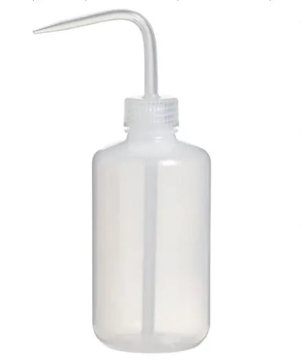 Economy Wash Bottles, CHOOSE 150ml, 250ml or 500ml   CAP COLORS. MANY COMBO'S