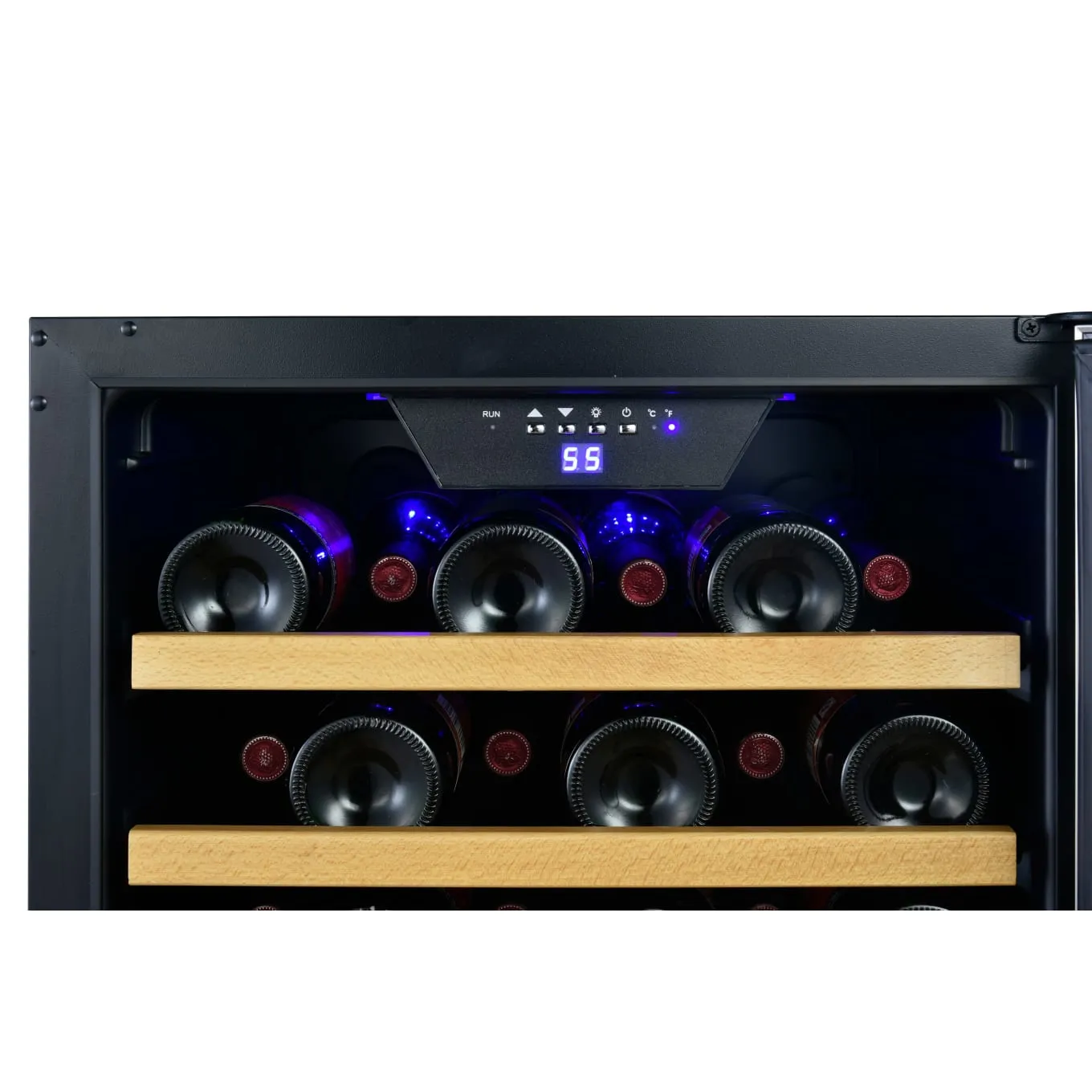 Edgestar CWF440SZ 20" Wide 44 Bottle Capacity Free Standing Wine Cooler in Stainless Steel