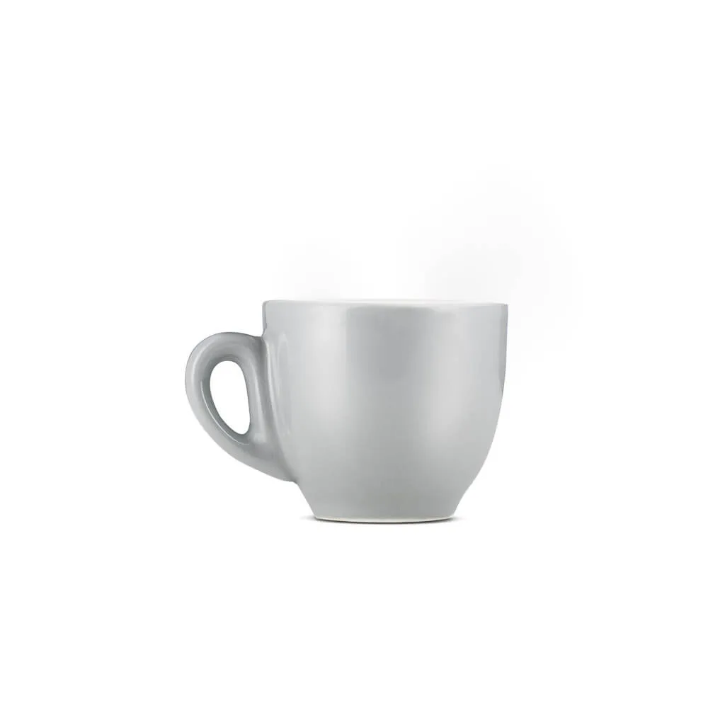 Espresso Parts Porcelain Espresso Cup & Saucer - Gray (2oz/70ml)