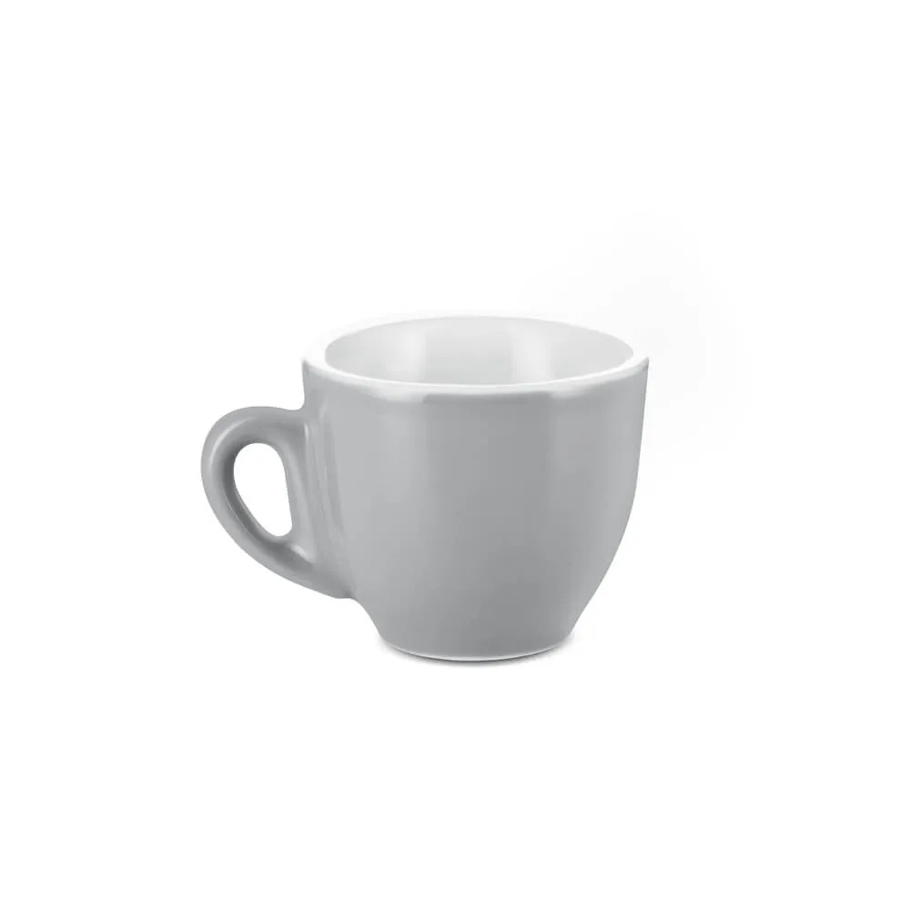 Espresso Parts Porcelain Espresso Cup & Saucer - Gray (2oz/70ml)