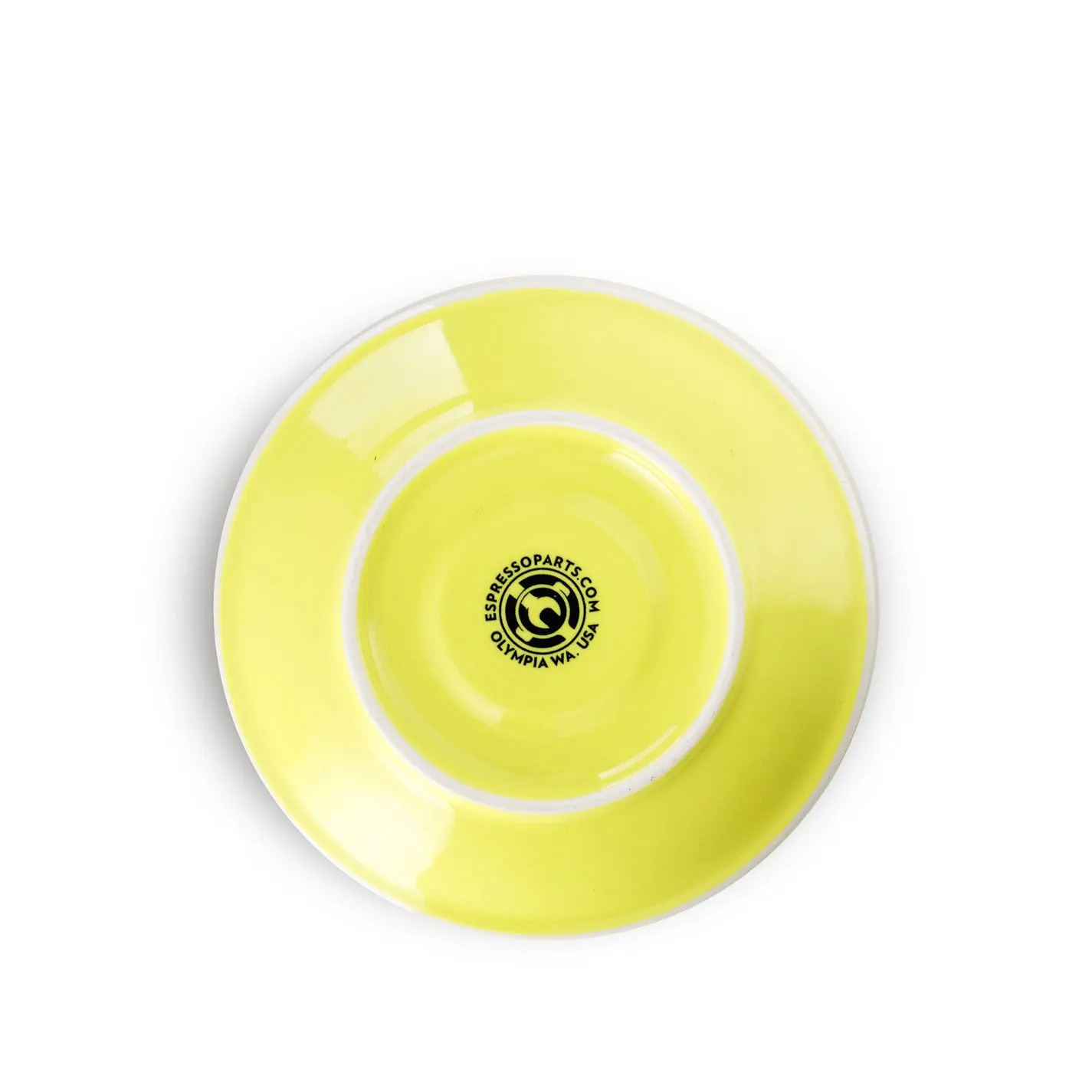 Espresso Parts Porcelain Espresso Cup & Saucer - Yellow (2oz/70ml)