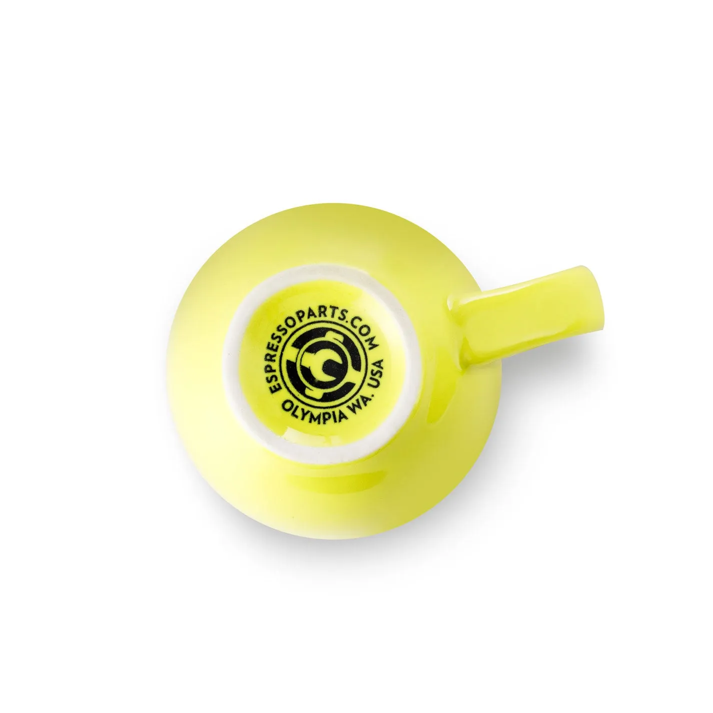 Espresso Parts Porcelain Espresso Cup & Saucer - Yellow (2oz/70ml)