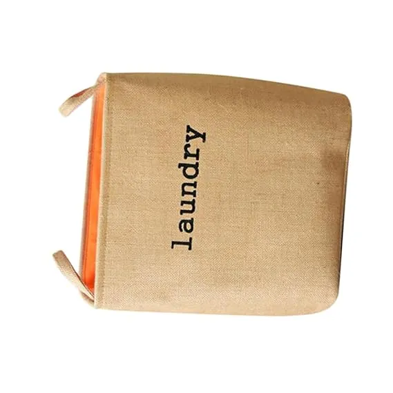 Eva Collapsible Laundry Basket-Beige