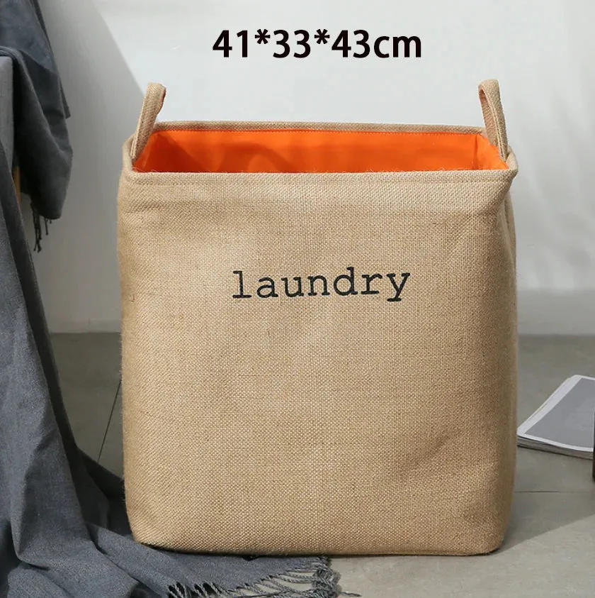 Eva Collapsible Laundry Basket-Beige