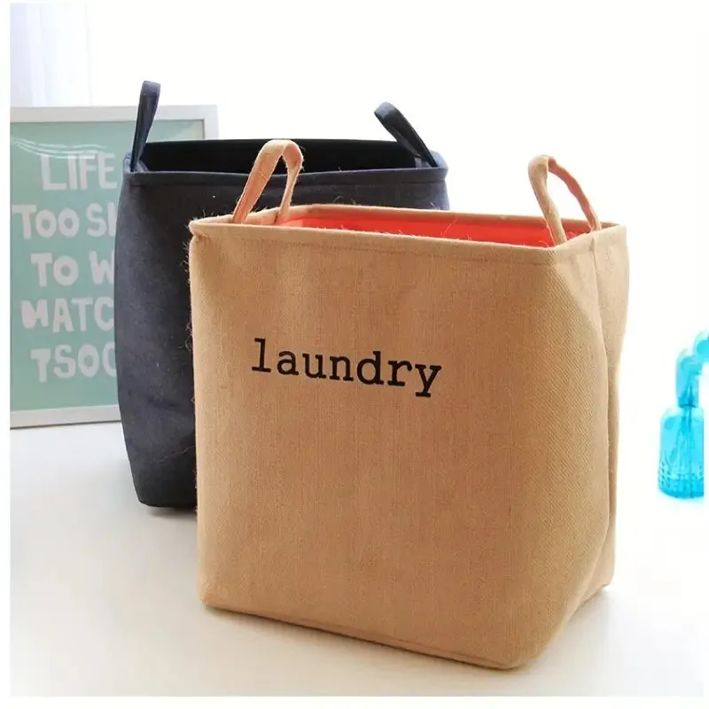 Eva Collapsible Laundry Basket-Beige