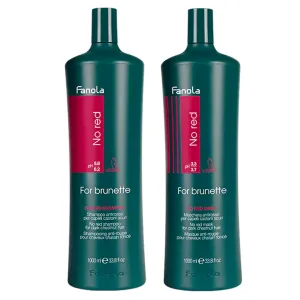 Fanola No Red For Brunettes Supersize Duo 1 Litre