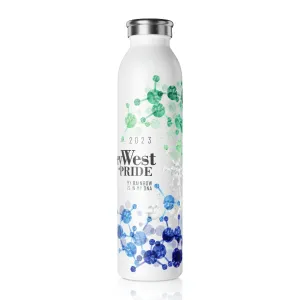 Gay Flag 2023 Pride, Slim Water Bottle Key West Pride - My Rainbow is In My DNA