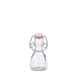 Genware Glass Swing Bottle 7.5cl / 2.6oz- Pack 24
