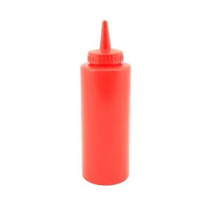 Genware Squeeze Bottle Red 12oz/35cl