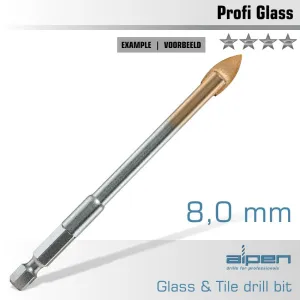 GLASS AND TILE DRILL BIT 8MM