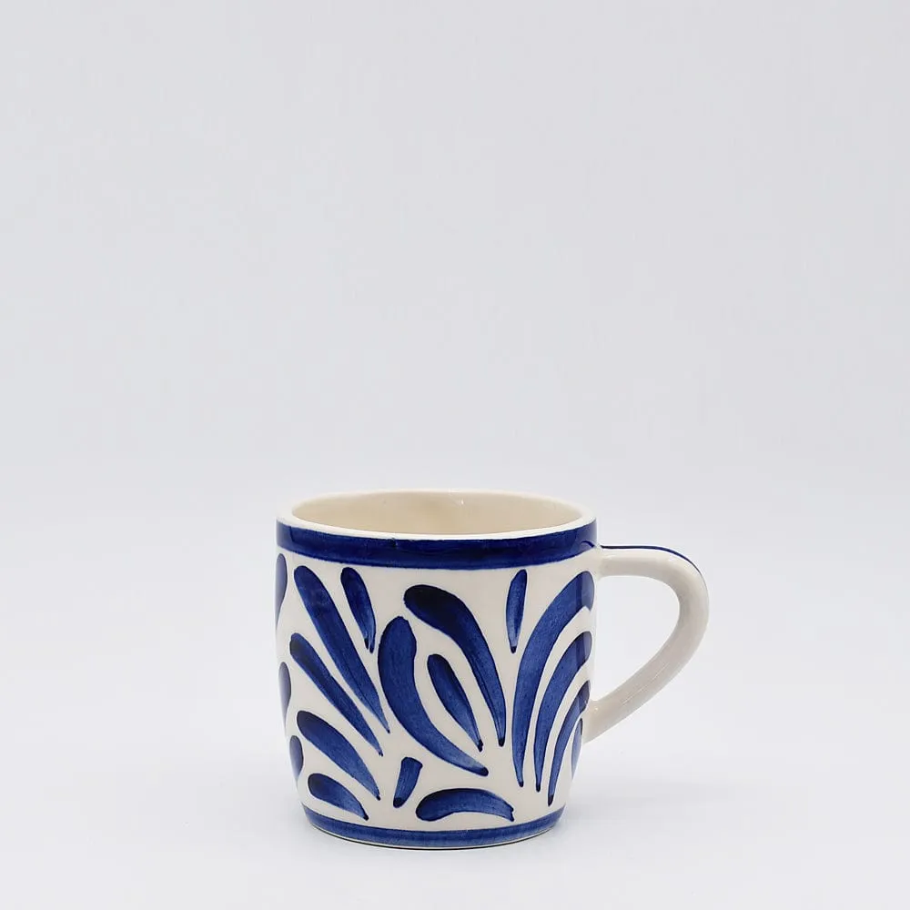 Grand mug en céramique "Andorinha" - Bleu