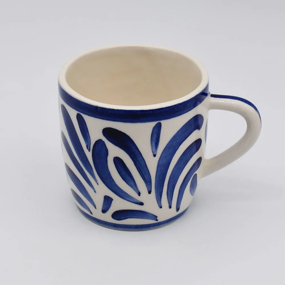 Grand mug en céramique "Andorinha" - Bleu