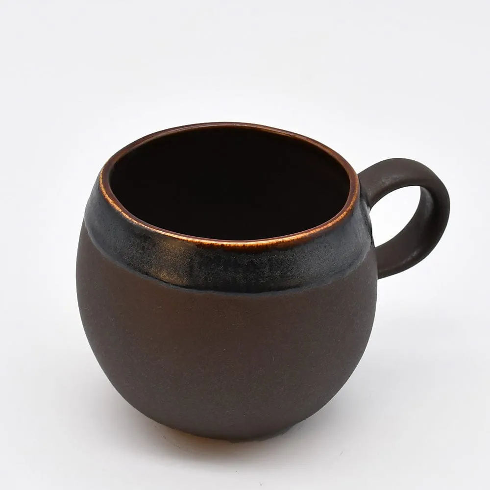 Grand mug en grès "Café"