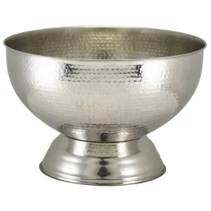 Hammered Stainless Steel Champagne Bowl 36cm - Pack 1