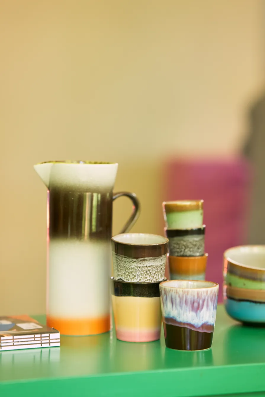 HKliving Ceramic 70's Yeti Coffee Mug