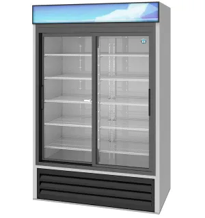 Hoshizaki RM-45-SD-HC 51" Two Section Sliding Glass Door Refrigerated Merchandiser