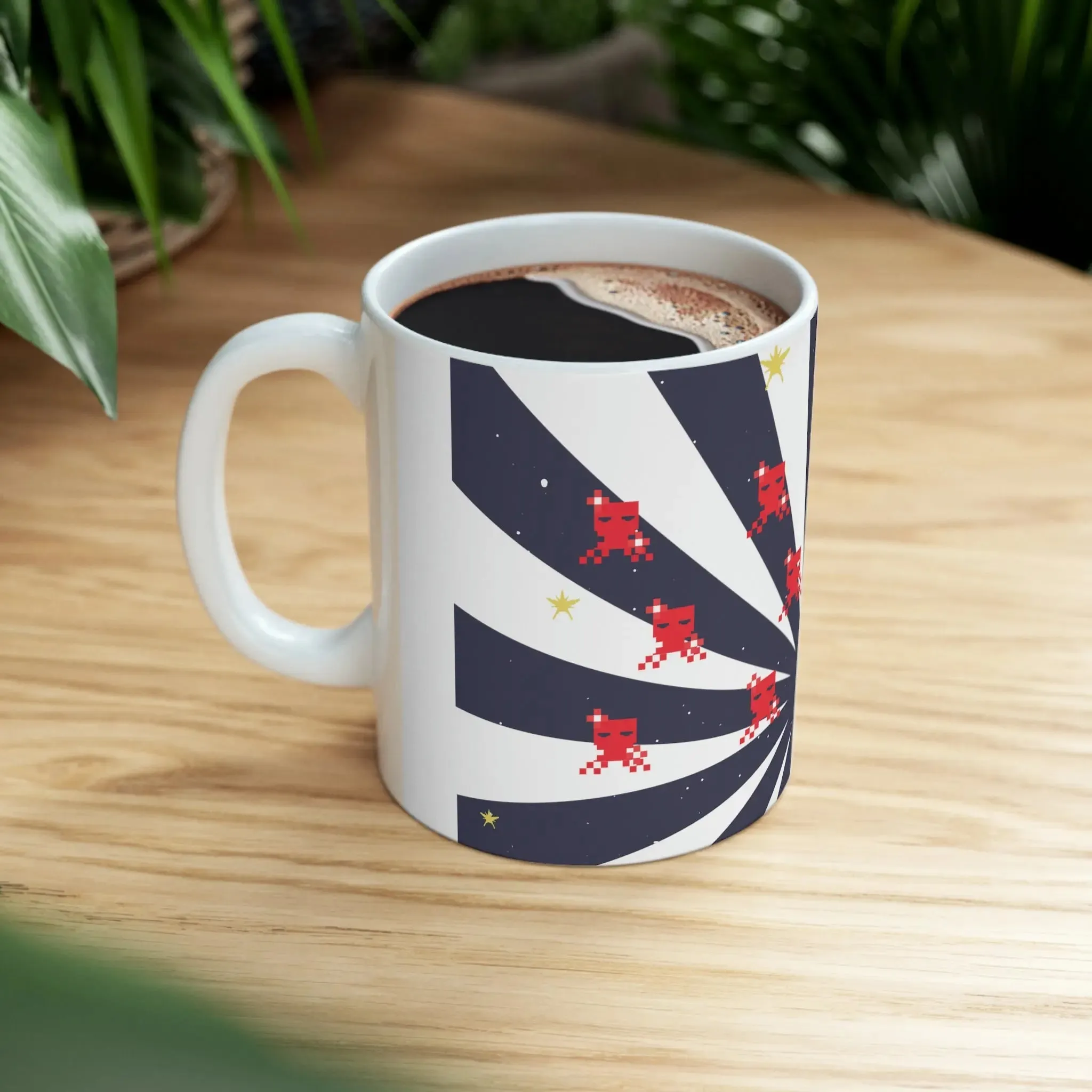 Invaders Ceramic Mug, 11oz