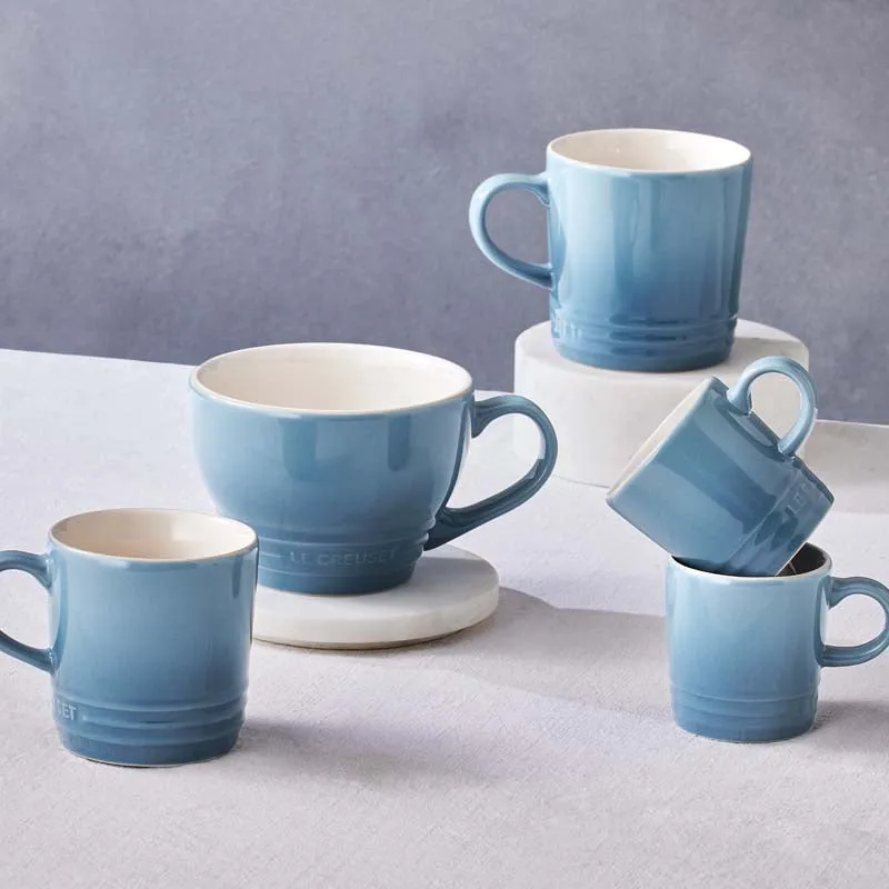 Le Creuset Stoneware Espresso Mug Chambray 100ml